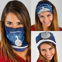 Custom Galaxy Golf Neck Gaiter with Golfer Silhouette, Golf Ball Design - Wonder Print Shop