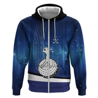 Custom Galaxy Golf Zip Hoodie with Golfer Silhouette, Golf Ball Design - Wonder Print Shop