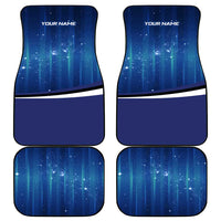 Custom Galaxy Bowling Car Mats with Striking Pins and Ball Design - Wonder Print Shop
