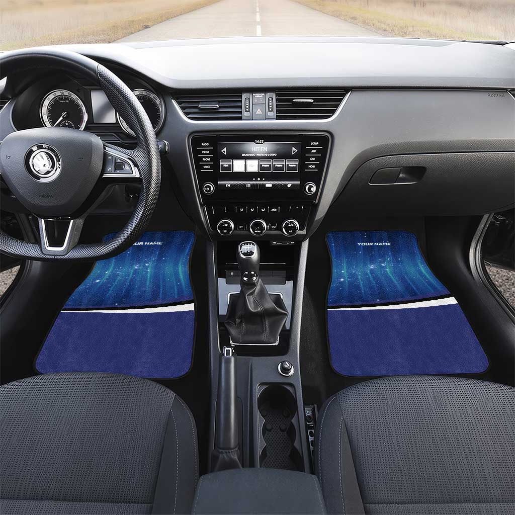 Custom Galaxy Bowling Car Mats with Striking Pins and Ball Design - Wonder Print Shop
