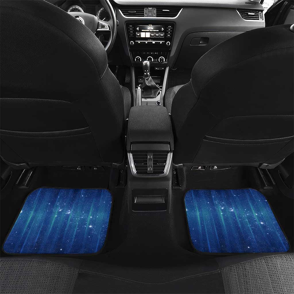 Custom Galaxy Bowling Car Mats with Striking Pins and Ball Design - Wonder Print Shop