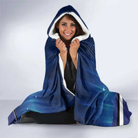 Custom Galaxy Bowling Hooded Blanket with Striking Pins and Ball Design - Wonder Print Shop