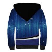 Custom Galaxy Bowling Sherpa Hoodie with Striking Pins and Ball Design - Wonder Print Shop