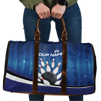 Custom Galaxy Bowling Travel Bag with Striking Pins and Ball Design - Wonder Print Shop