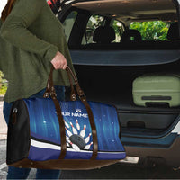 Custom Galaxy Bowling Travel Bag with Striking Pins and Ball Design - Wonder Print Shop