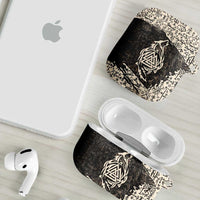 Fenrir AirPods Case with Norse Symbols and Howling Wolf Viking Mythology Tribute - Wonder Print Shop