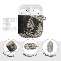 Fenrir AirPods Case with Norse Symbols and Howling Wolf Viking Mythology Tribute - Wonder Print Shop