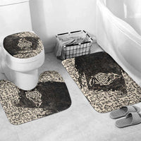 Fenrir Bathroom Set with Norse Symbols and Howling Wolf Viking Mythology Tribute - Wonder Print Shop
