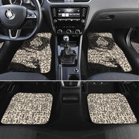 Fenrir Car Mats with Norse Symbols and Howling Wolf Viking Mythology Tribute - Wonder Print Shop