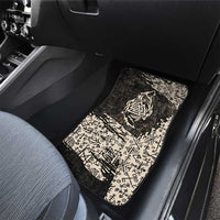 Fenrir Car Mats with Norse Symbols and Howling Wolf Viking Mythology Tribute - Wonder Print Shop