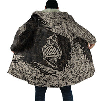 Fenrir Cloak with Norse Symbols and Howling Wolf Viking Mythology Tribute - Wonder Print Shop