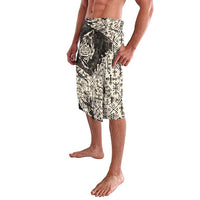 Fenrir Lavalava with Norse Symbols and Howling Wolf Viking Mythology Tribute - Wonder Print Shop