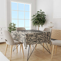 Fenrir Tablecloth with Norse Symbols and Howling Wolf Viking Mythology Tribute - Wonder Print Shop