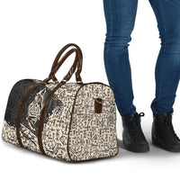 Fenrir Travel Bag with Norse Symbols and Howling Wolf Viking Mythology Tribute - Wonder Print Shop