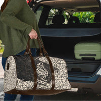 Fenrir Travel Bag with Norse Symbols and Howling Wolf Viking Mythology Tribute - Wonder Print Shop