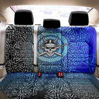 Viking Skull Back Car Seat Cover with Horned Helmet and Swords Nordic Warrior Tribute - Wonder Print Shop