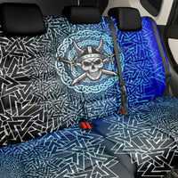 Viking Skull Back Car Seat Cover with Horned Helmet and Swords Nordic Warrior Tribute - Wonder Print Shop