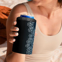 Viking Skull 4 in 1 Can Cooler Tumbler with Horned Helmet and Swords Nordic Warrior Tribute - Wonder Print Shop