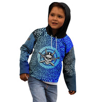Viking Skull Kid Hoodie with Horned Helmet and Swords Nordic Warrior Tribute - Wonder Print Shop