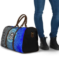 Viking Skull Travel Bag with Horned Helmet and Swords Nordic Warrior Tribute - Wonder Print Shop