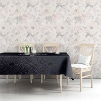 Runic Skull Tablecloth with Nordic Symbols and Knot Pattern Viking Heritage Tribute - Wonder Print Shop