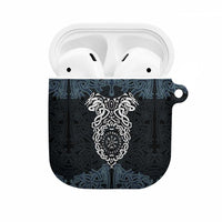 Viking Vegvisir Symbol AirPods Case with Runes and Intricate Knotwork Norse Protection Tribute - Wonder Print Shop