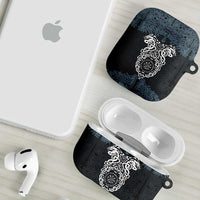 Viking Vegvisir Symbol AirPods Case with Runes and Intricate Knotwork Norse Protection Tribute - Wonder Print Shop