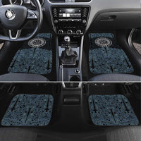 Viking Vegvisir Symbol Car Mats with Runes and Intricate Knotwork Norse Protection Tribute - Wonder Print Shop