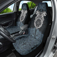 Viking Vegvisir Symbol Car Seat Cover with Runes and Intricate Knotwork Norse Protection Tribute - Wonder Print Shop