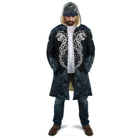 Viking Vegvisir Symbol Cloak with Runes and Intricate Knotwork Norse Protection Tribute - Wonder Print Shop