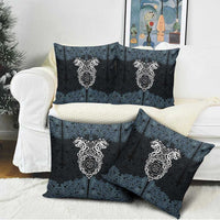 Viking Vegvisir Symbol Pillow Cover with Runes and Intricate Knotwork Norse Protection Tribute - Wonder Print Shop