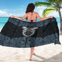 Viking Vegvisir Symbol Sarong with Runes and Intricate Knotwork Norse Protection Tribute - Wonder Print Shop
