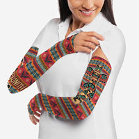 Thunderbird Totem Arm Sleeves Native American Geometric Tribal - Pacific Northwest Indigenous Art - Wonder Print Shop