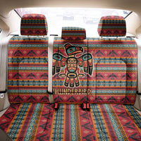 Thunderbird Totem Back Car Seat Cover Native American Geometric Tribal - Pacific Northwest Indigenous Art - Wonder Print Shop