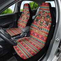 Thunderbird Totem Car Seat Cover Native American Geometric Tribal - Pacific Northwest Indigenous Art - Wonder Print Shop