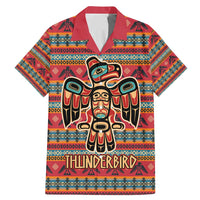 Thunderbird Totem Family Matching Mermaid Dress and Hawaiian Shirt Native American Geometric Tribal - Pacific Northwest Indigenous Art - Wonder Print Shop