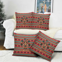 Thunderbird Totem Pillow Cover Native American Geometric Tribal - Pacific Northwest Indigenous Art - Wonder Print Shop