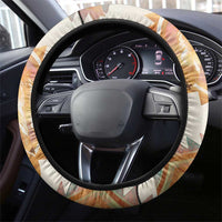 Native American Headdress and Tomahawk Steering Wheel Cover with 1492 Symbolic Date Traditional Feather Motif Indigenous Heritage - Wonder Print Shop