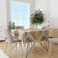 Native American Headdress and Tomahawk Tablecloth with 1492 Symbolic Date Traditional Feather Motif Indigenous Heritage - Wonder Print Shop