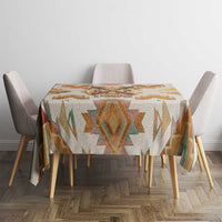 Native American Headdress and Tomahawk Tablecloth with 1492 Symbolic Date Traditional Feather Motif Indigenous Heritage - Wonder Print Shop