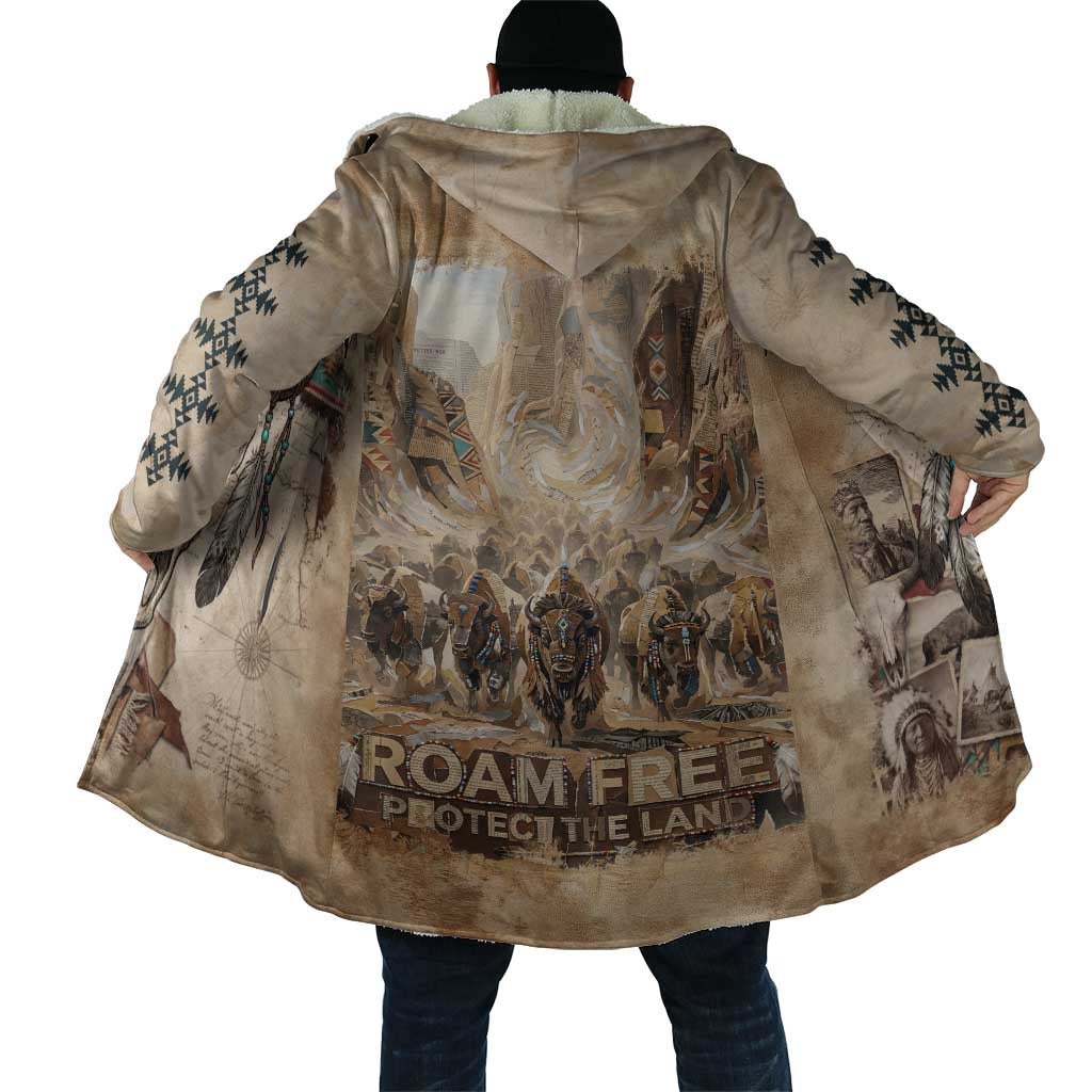 Buffalo Skull Cloak Feathers Tribal Map and Historical Indigenous Native American Heritage Bison - Wonder Print Shop