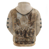 Buffalo Skull Hoodie Feathers Tribal Map and Historical Indigenous Native American Heritage Bison - Wonder Print Shop