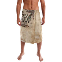 Buffalo Skull Lavalava Feathers Tribal Map and Historical Indigenous Native American Heritage Bison - Wonder Print Shop