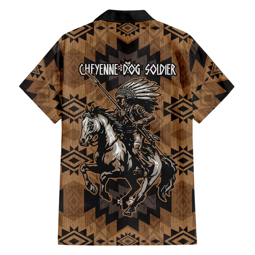 Native American Chief Warrior Family Matching Off Shoulder Short Dress and Hawaiian Shirt Feather Headdress and Horse Tribal Arrow Pattern - Wonder Print Shop