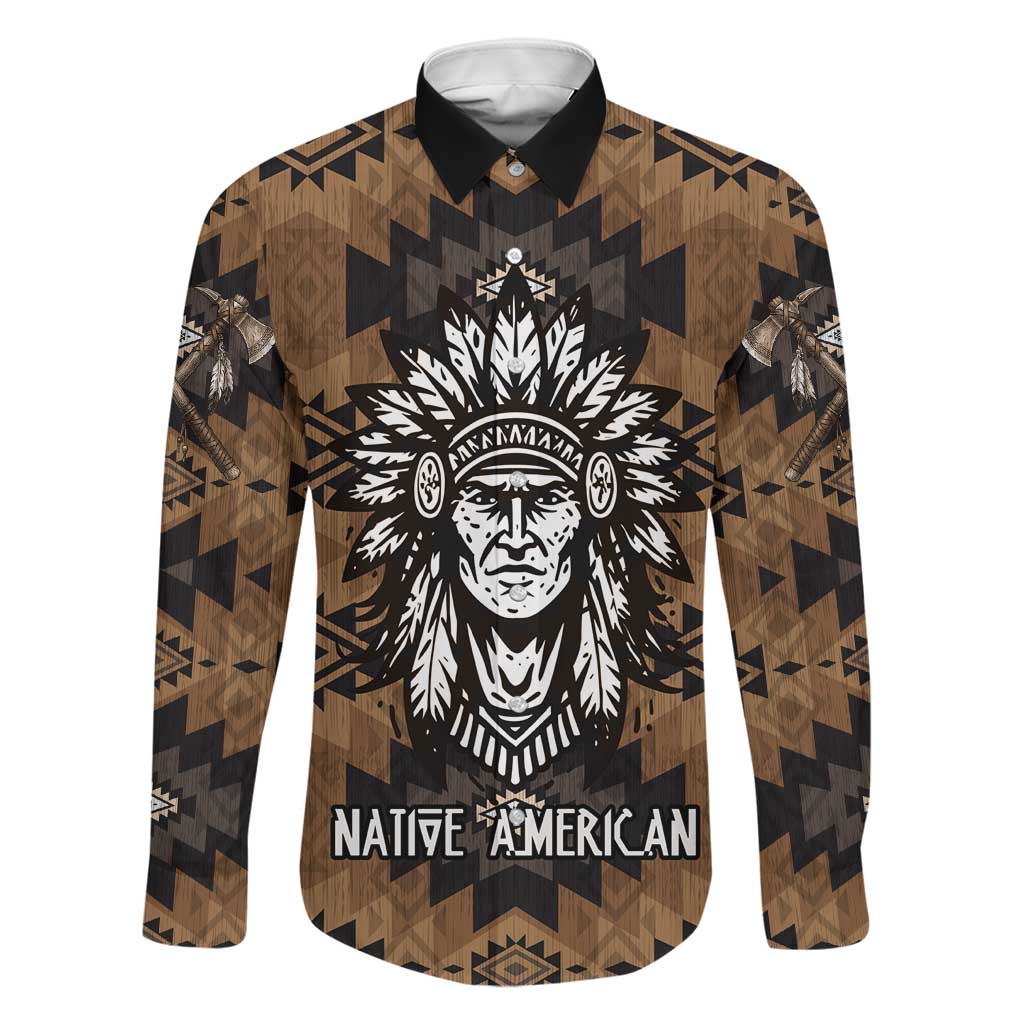 Native American Chief Warrior Family Matching Off Shoulder Short Dress and Hawaiian Shirt Feather Headdress and Horse Tribal Arrow Pattern - Wonder Print Shop