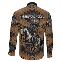 Native American Chief Warrior Family Matching Off Shoulder Short Dress and Hawaiian Shirt Feather Headdress and Horse Tribal Arrow Pattern - Wonder Print Shop
