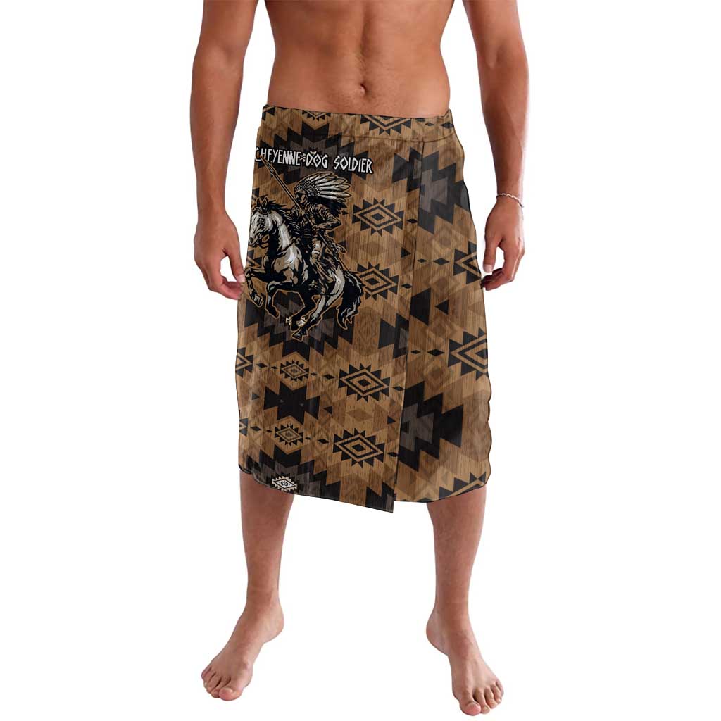 Native American Chief Warrior Lavalava Feather Headdress and Horse Tribal Arrow Pattern - Wonder Print Shop