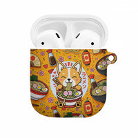 Kawaii Ramen Cute Anime Dog Corgi AirPods Case Japanese Noodles