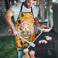 Kawaii Ramen Cute Anime Dog Corgi Apron Japanese Noodles
