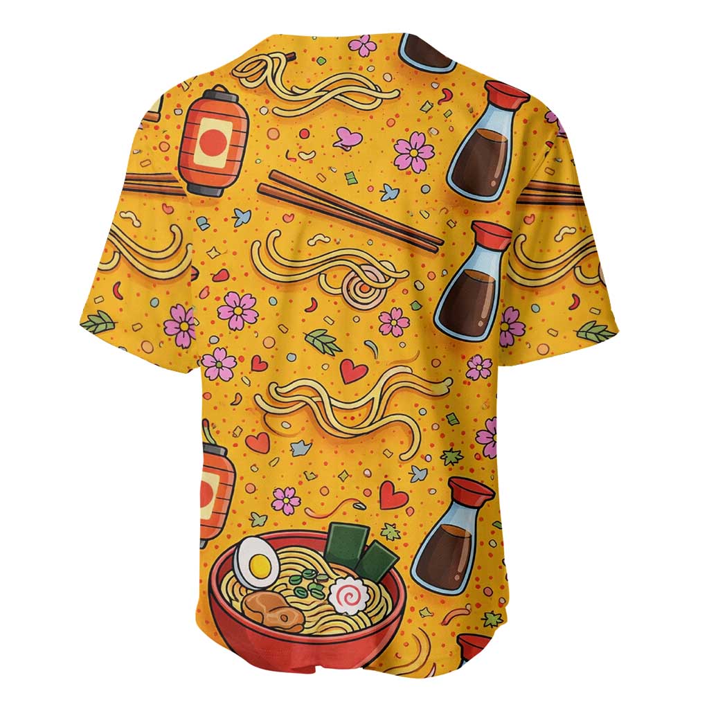 Kawaii Ramen Cute Anime Dog Corgi Baseball Jersey Japanese Noodles